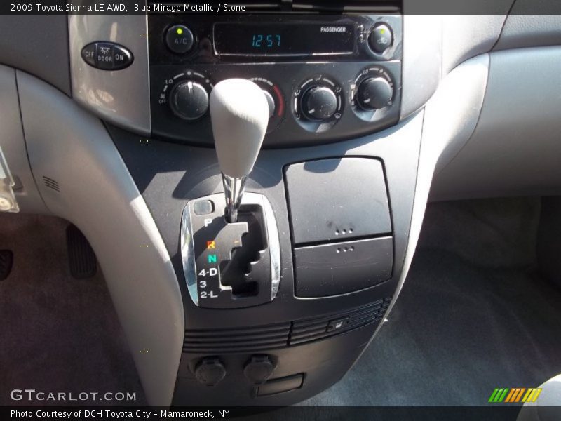 Blue Mirage Metallic / Stone 2009 Toyota Sienna LE AWD