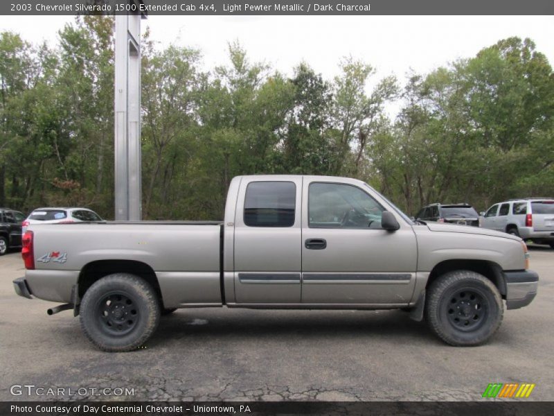 Light Pewter Metallic / Dark Charcoal 2003 Chevrolet Silverado 1500 Extended Cab 4x4