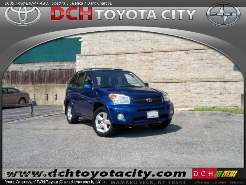 Spectra Blue Mica / Dark Charcoal 2005 Toyota RAV4 4WD