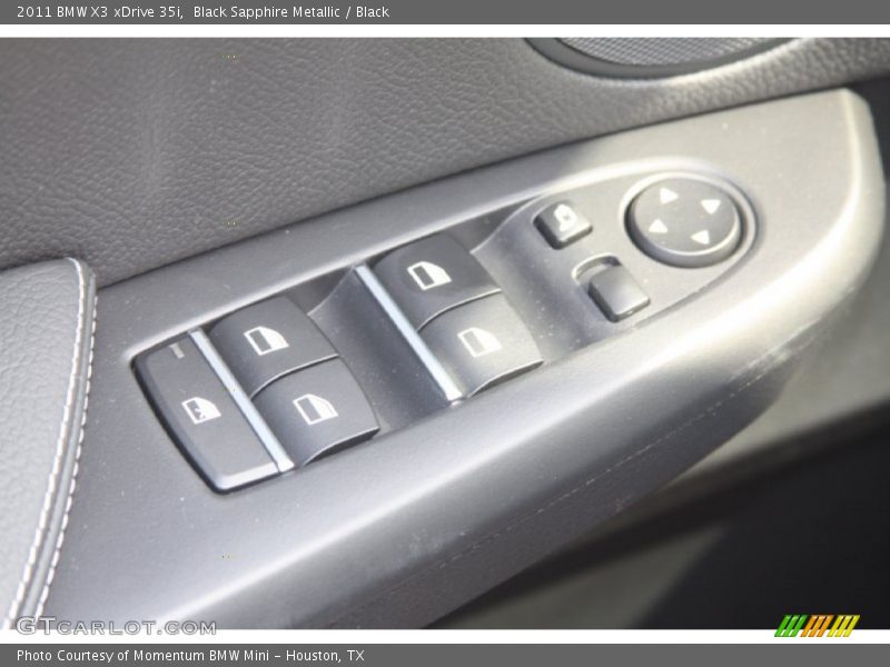 Black Sapphire Metallic / Black 2011 BMW X3 xDrive 35i