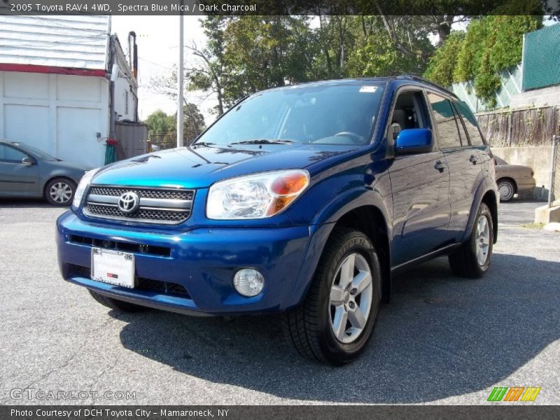 Spectra Blue Mica / Dark Charcoal 2005 Toyota RAV4 4WD