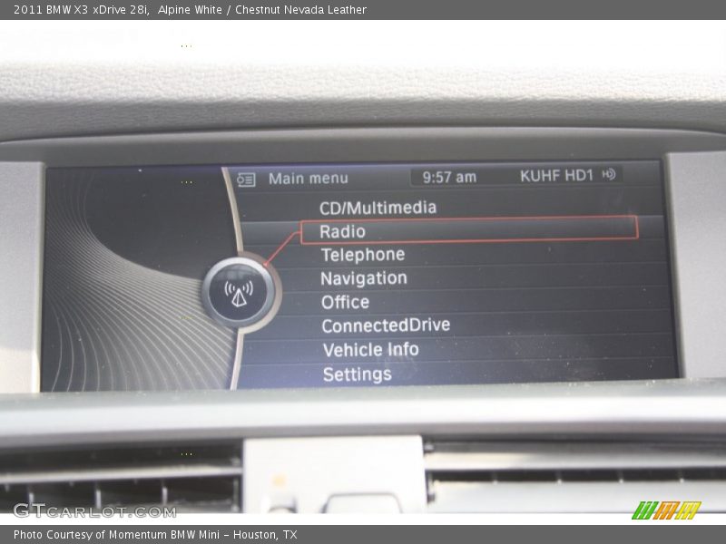 Alpine White / Chestnut Nevada Leather 2011 BMW X3 xDrive 28i