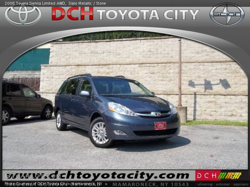 Slate Metallic / Stone 2008 Toyota Sienna Limited AWD