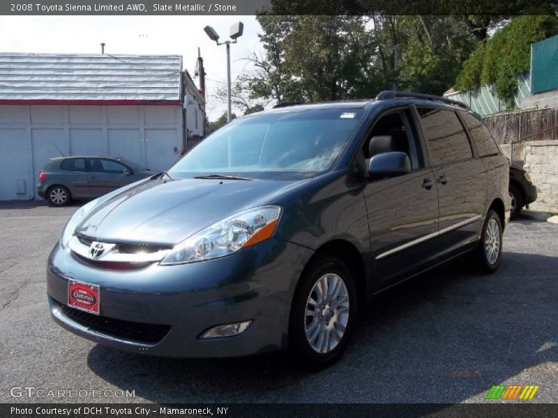 Slate Metallic / Stone 2008 Toyota Sienna Limited AWD