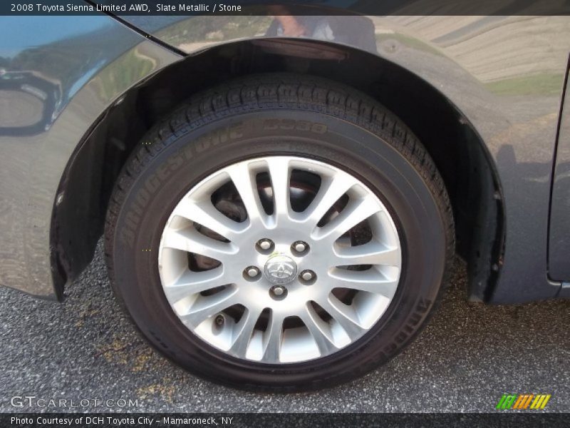 Slate Metallic / Stone 2008 Toyota Sienna Limited AWD