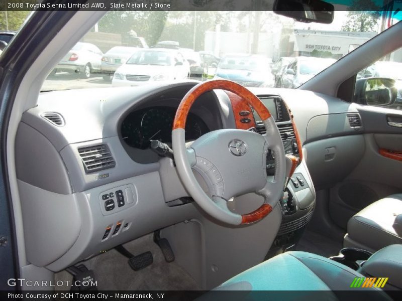 Slate Metallic / Stone 2008 Toyota Sienna Limited AWD