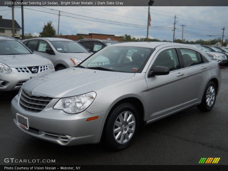 Bright Silver Metallic / Dark Slate Gray 2009 Chrysler Sebring LX Sedan