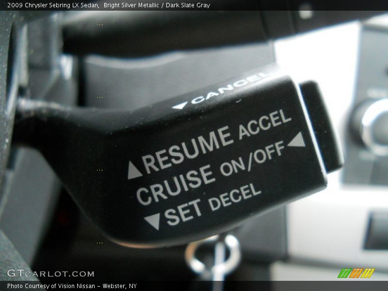 Bright Silver Metallic / Dark Slate Gray 2009 Chrysler Sebring LX Sedan