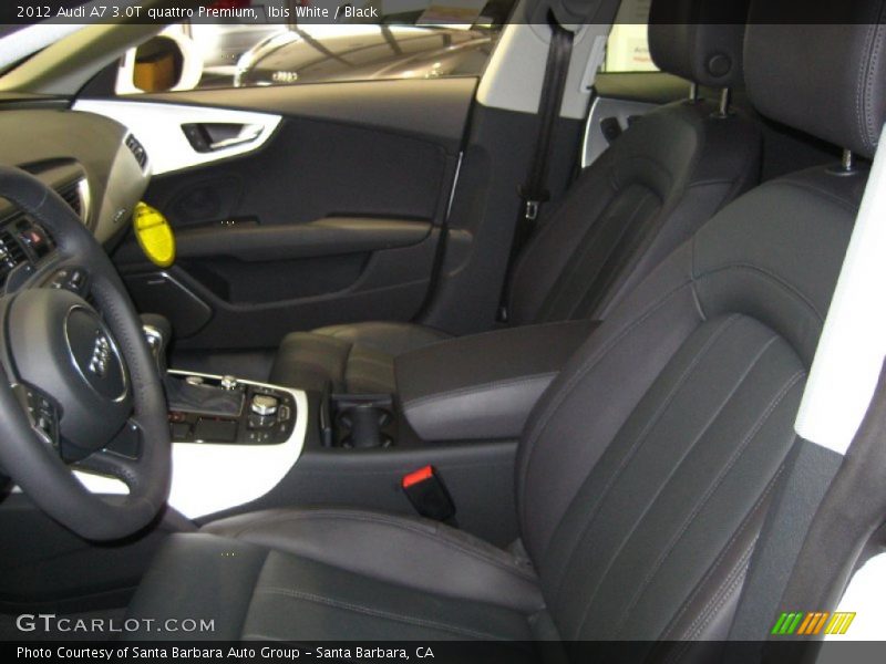  2012 A7 3.0T quattro Premium Black Interior