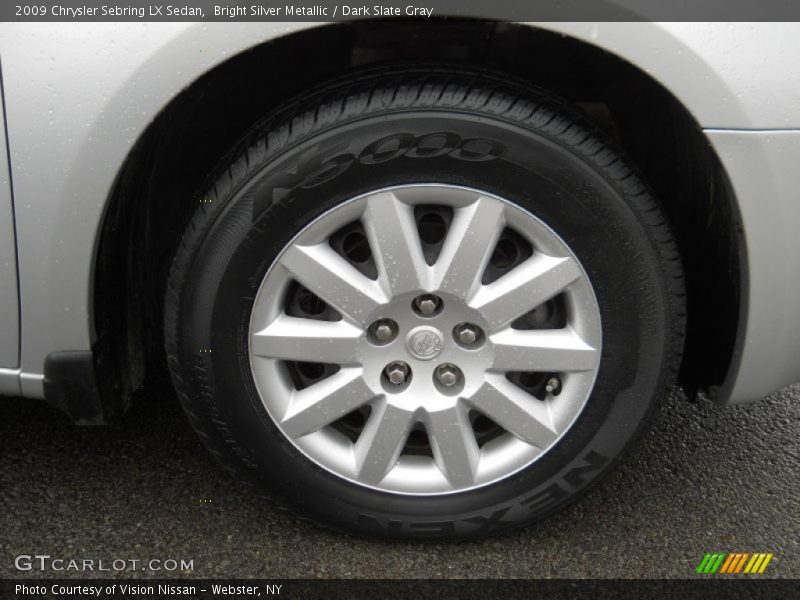 Bright Silver Metallic / Dark Slate Gray 2009 Chrysler Sebring LX Sedan
