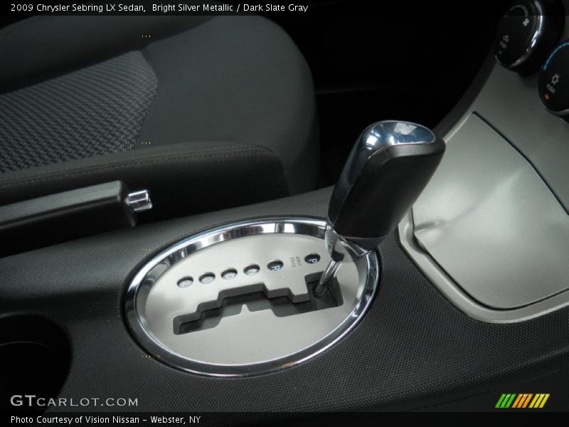 Bright Silver Metallic / Dark Slate Gray 2009 Chrysler Sebring LX Sedan