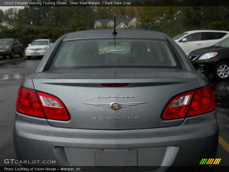 Silver Steel Metallic / Dark Slate Gray 2010 Chrysler Sebring Touring Sedan