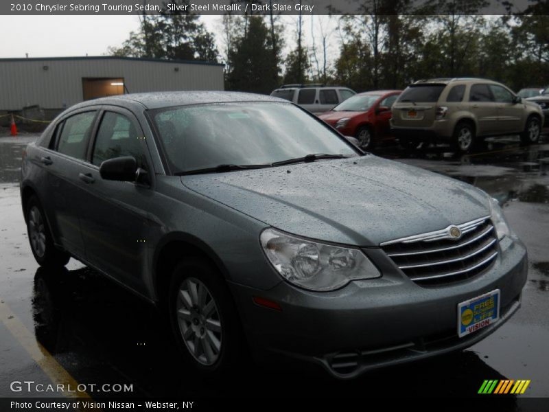 Silver Steel Metallic / Dark Slate Gray 2010 Chrysler Sebring Touring Sedan