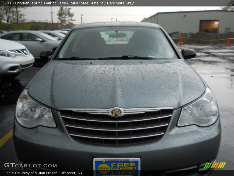 Silver Steel Metallic / Dark Slate Gray 2010 Chrysler Sebring Touring Sedan