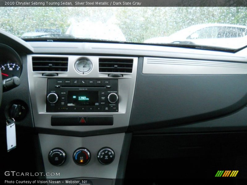 Silver Steel Metallic / Dark Slate Gray 2010 Chrysler Sebring Touring Sedan