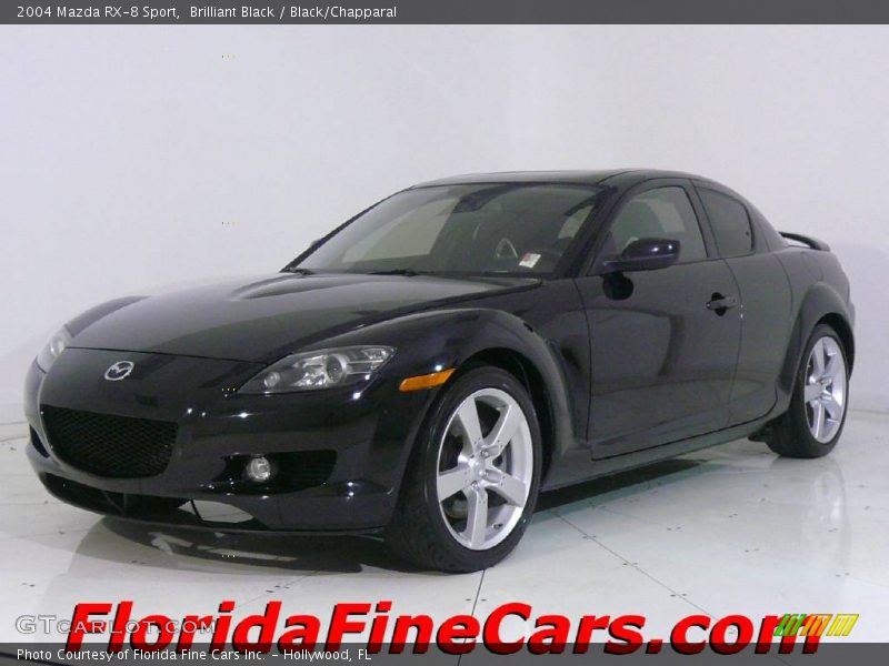 Brilliant Black / Black/Chapparal 2004 Mazda RX-8 Sport