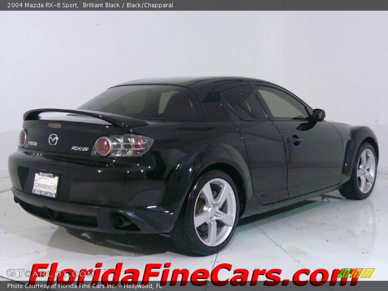 Brilliant Black / Black/Chapparal 2004 Mazda RX-8 Sport