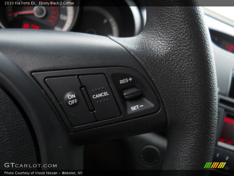 Ebony Black / Coffee 2010 Kia Forte EX