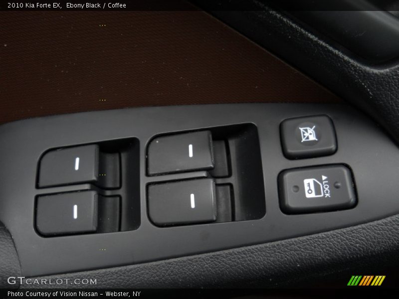 Ebony Black / Coffee 2010 Kia Forte EX