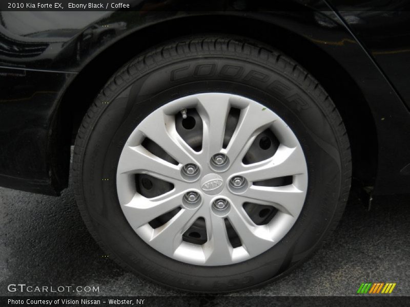 Ebony Black / Coffee 2010 Kia Forte EX