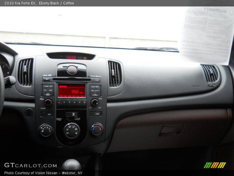 Ebony Black / Coffee 2010 Kia Forte EX