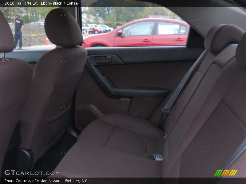Ebony Black / Coffee 2010 Kia Forte EX