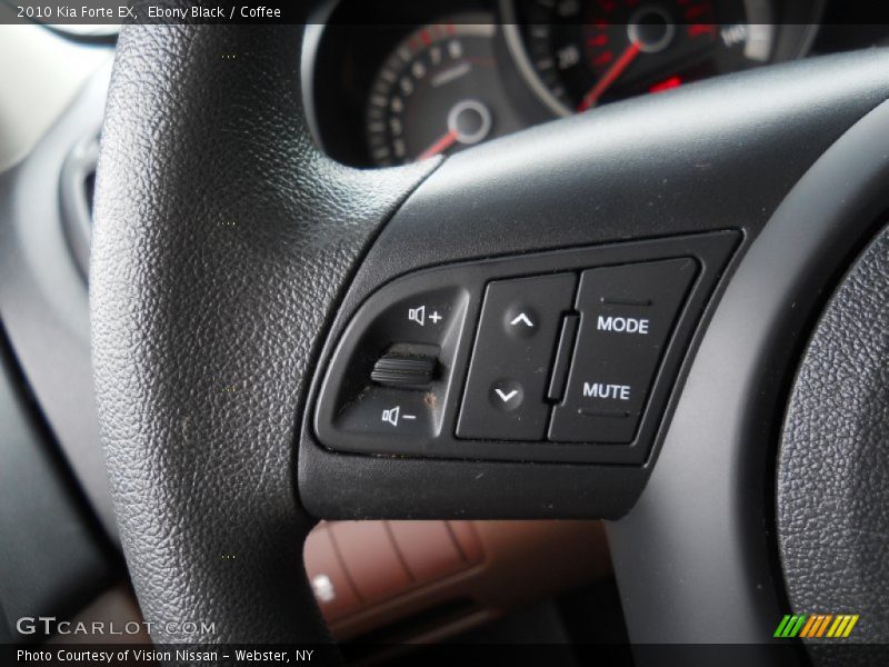 Ebony Black / Coffee 2010 Kia Forte EX