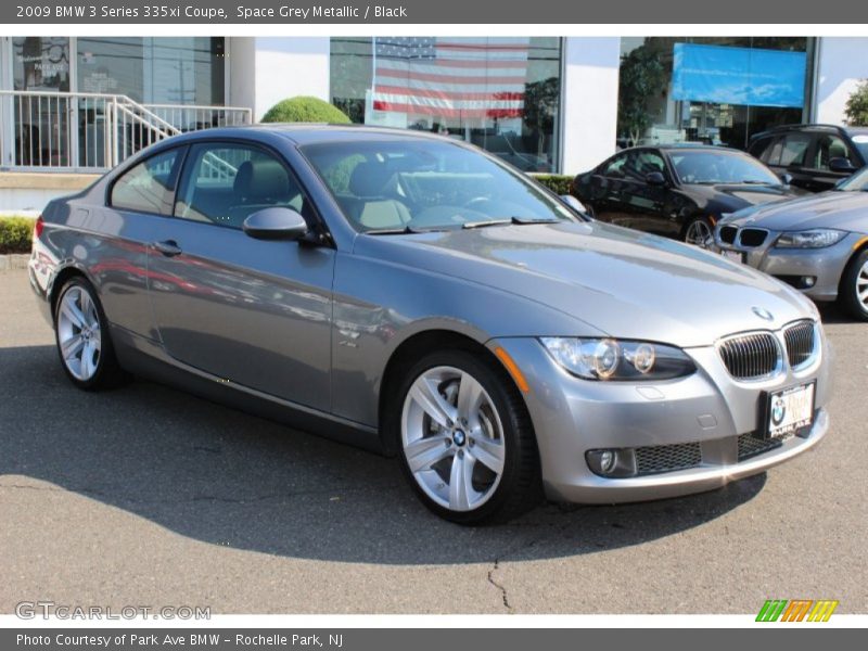 Space Grey Metallic / Black 2009 BMW 3 Series 335xi Coupe