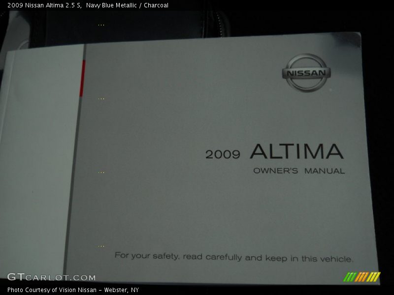 Navy Blue Metallic / Charcoal 2009 Nissan Altima 2.5 S