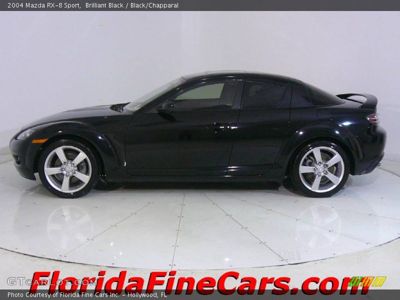 Brilliant Black / Black/Chapparal 2004 Mazda RX-8 Sport