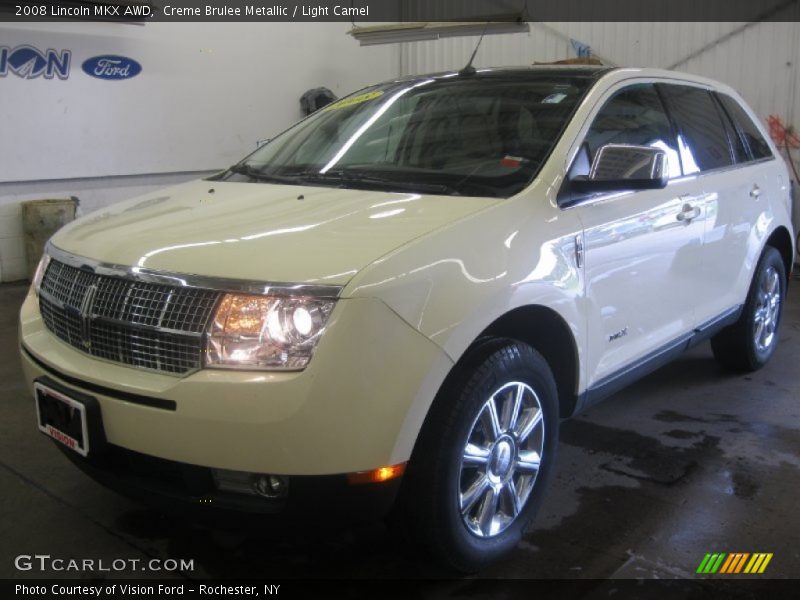 Creme Brulee Metallic / Light Camel 2008 Lincoln MKX AWD