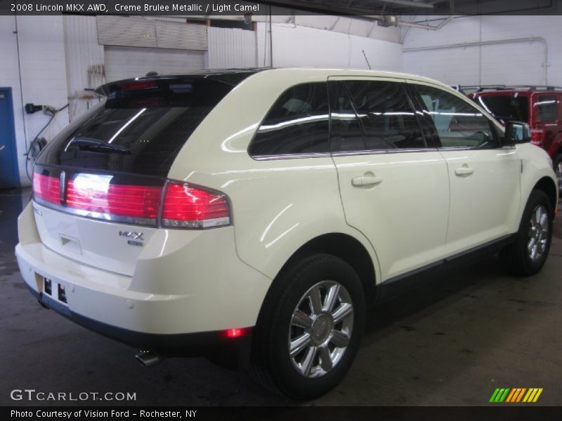 Creme Brulee Metallic / Light Camel 2008 Lincoln MKX AWD