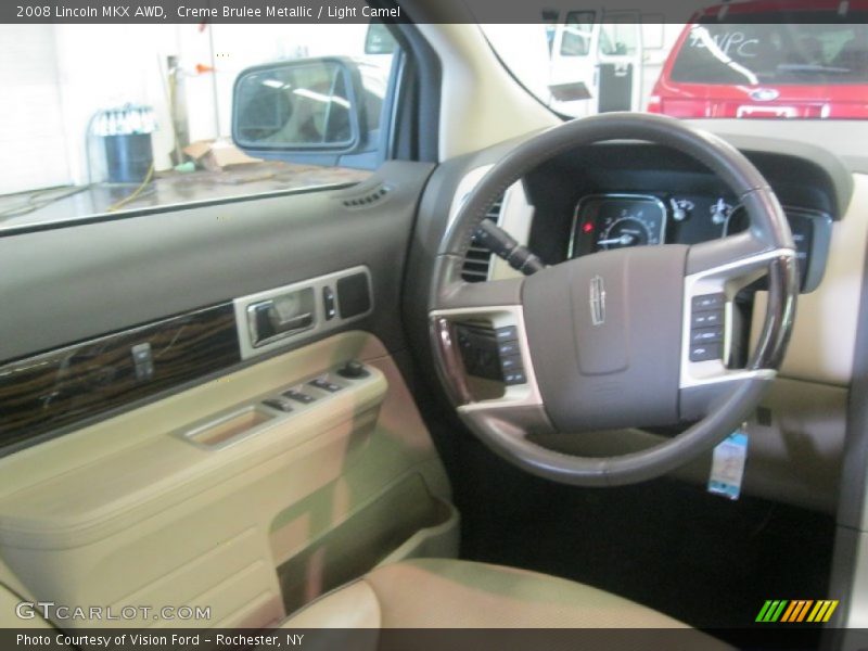 Creme Brulee Metallic / Light Camel 2008 Lincoln MKX AWD