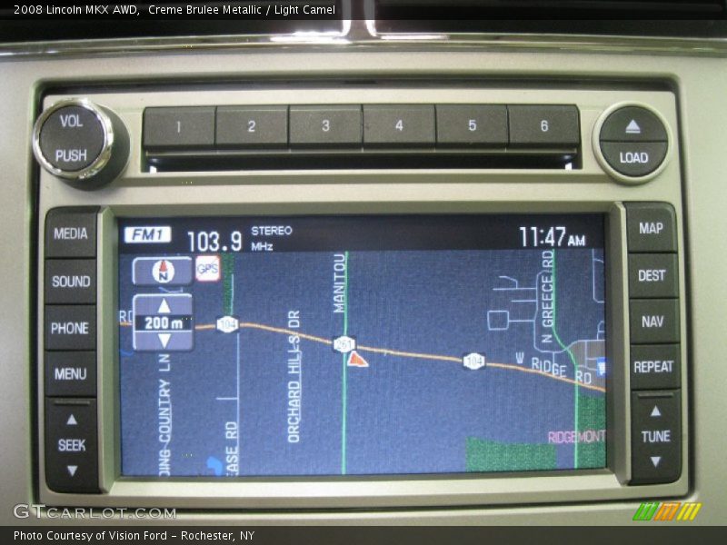 Creme Brulee Metallic / Light Camel 2008 Lincoln MKX AWD