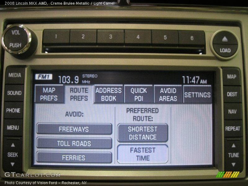 Creme Brulee Metallic / Light Camel 2008 Lincoln MKX AWD