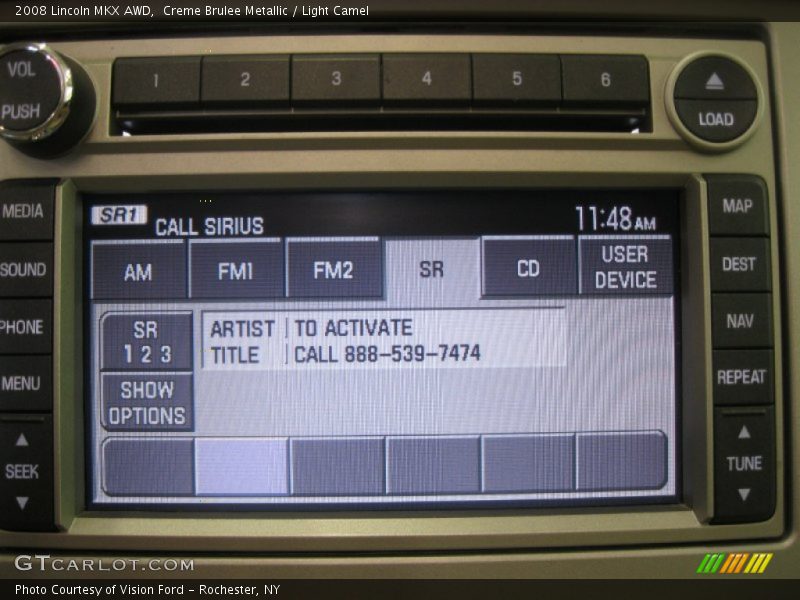 Creme Brulee Metallic / Light Camel 2008 Lincoln MKX AWD