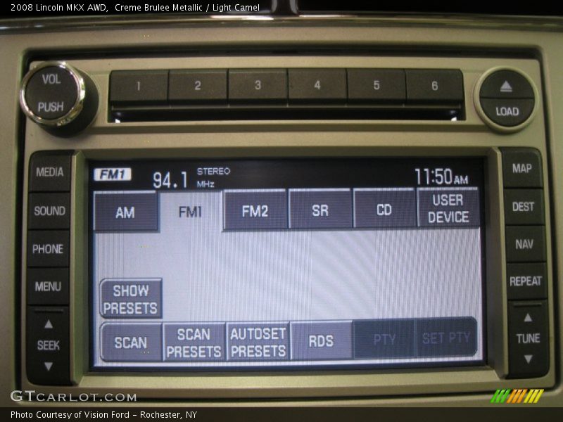 Creme Brulee Metallic / Light Camel 2008 Lincoln MKX AWD