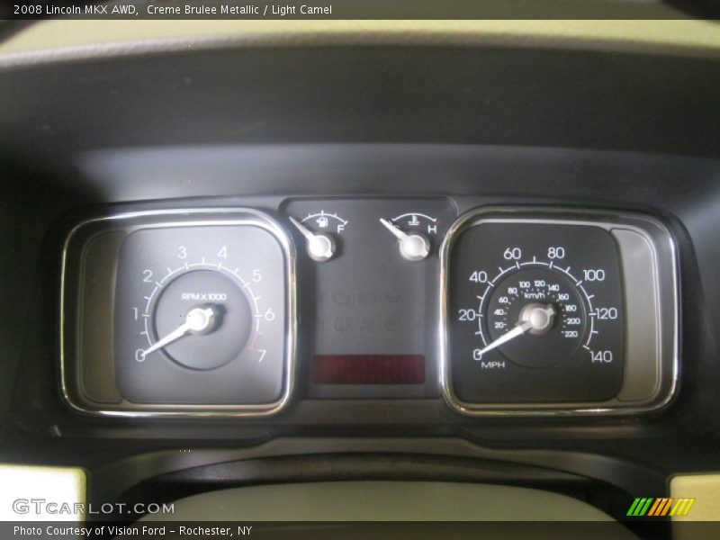 Creme Brulee Metallic / Light Camel 2008 Lincoln MKX AWD