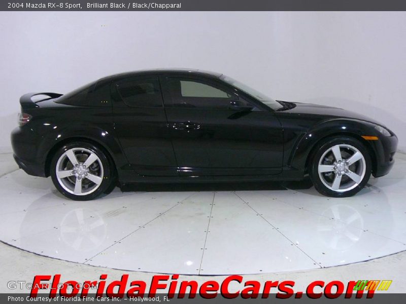 Brilliant Black / Black/Chapparal 2004 Mazda RX-8 Sport