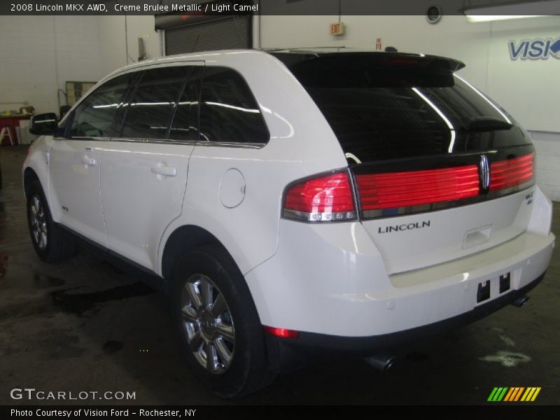 Creme Brulee Metallic / Light Camel 2008 Lincoln MKX AWD