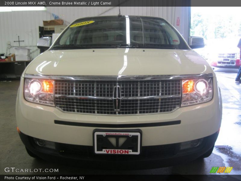 Creme Brulee Metallic / Light Camel 2008 Lincoln MKX AWD