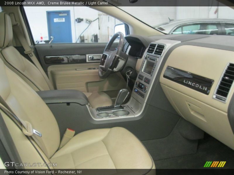 Creme Brulee Metallic / Light Camel 2008 Lincoln MKX AWD