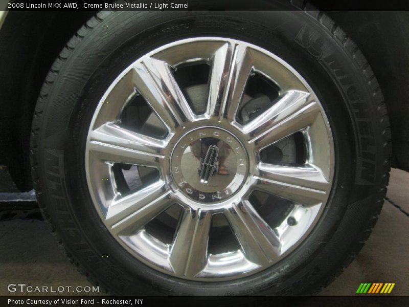 Creme Brulee Metallic / Light Camel 2008 Lincoln MKX AWD