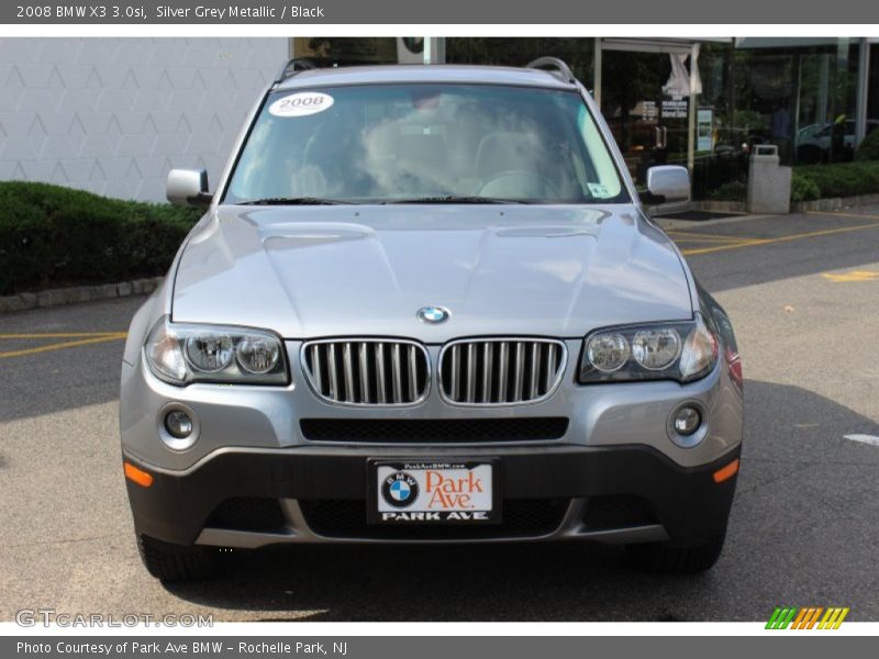 Silver Grey Metallic / Black 2008 BMW X3 3.0si