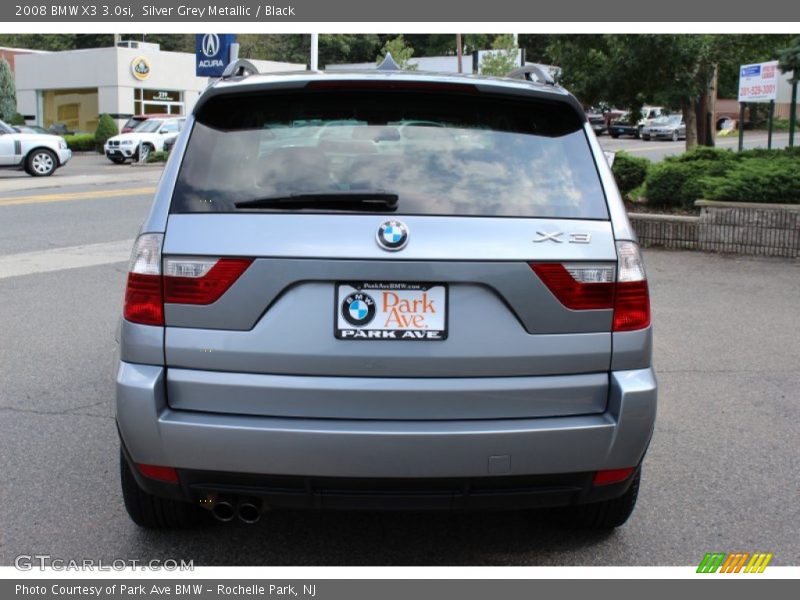 Silver Grey Metallic / Black 2008 BMW X3 3.0si