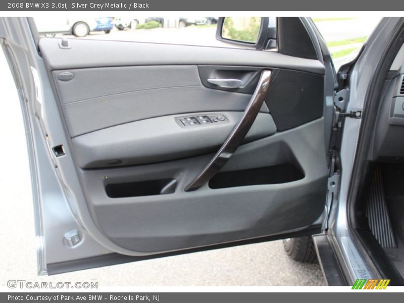 Silver Grey Metallic / Black 2008 BMW X3 3.0si