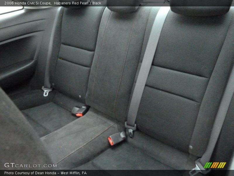 Habanero Red Pearl / Black 2006 Honda Civic Si Coupe