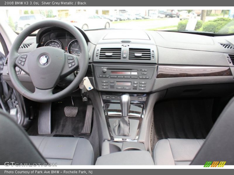 Silver Grey Metallic / Black 2008 BMW X3 3.0si