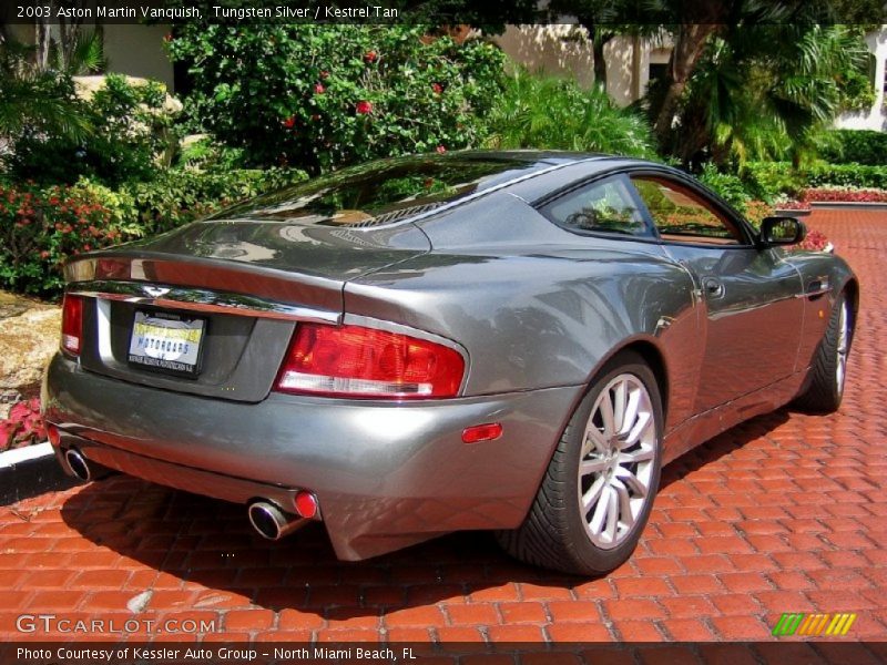 Tungsten Silver / Kestrel Tan 2003 Aston Martin Vanquish