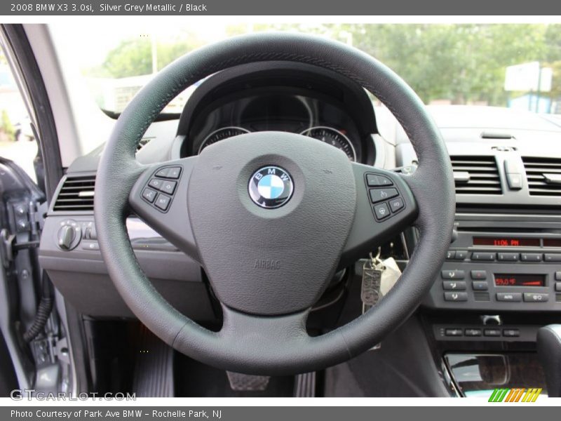 Silver Grey Metallic / Black 2008 BMW X3 3.0si